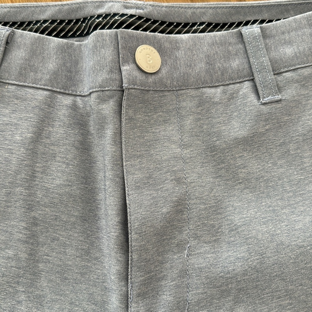 Men’s Bonobos golf shorts size 33 grey blue excellent condition - Picture 4 of 6